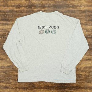 RARE Vintage 2000 Large Starbucks Seattle Roasting Plant Final Tour T Shirt